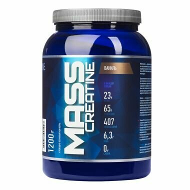 Гейнер Масс коктейль + Креатин RLine MASS+creatine, банка, 1200 г., Шоколад