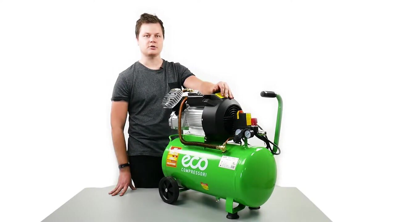 Компрессор воздушный масляный поршневой для гаража дачи ECO AE-502-3 — фото 1
