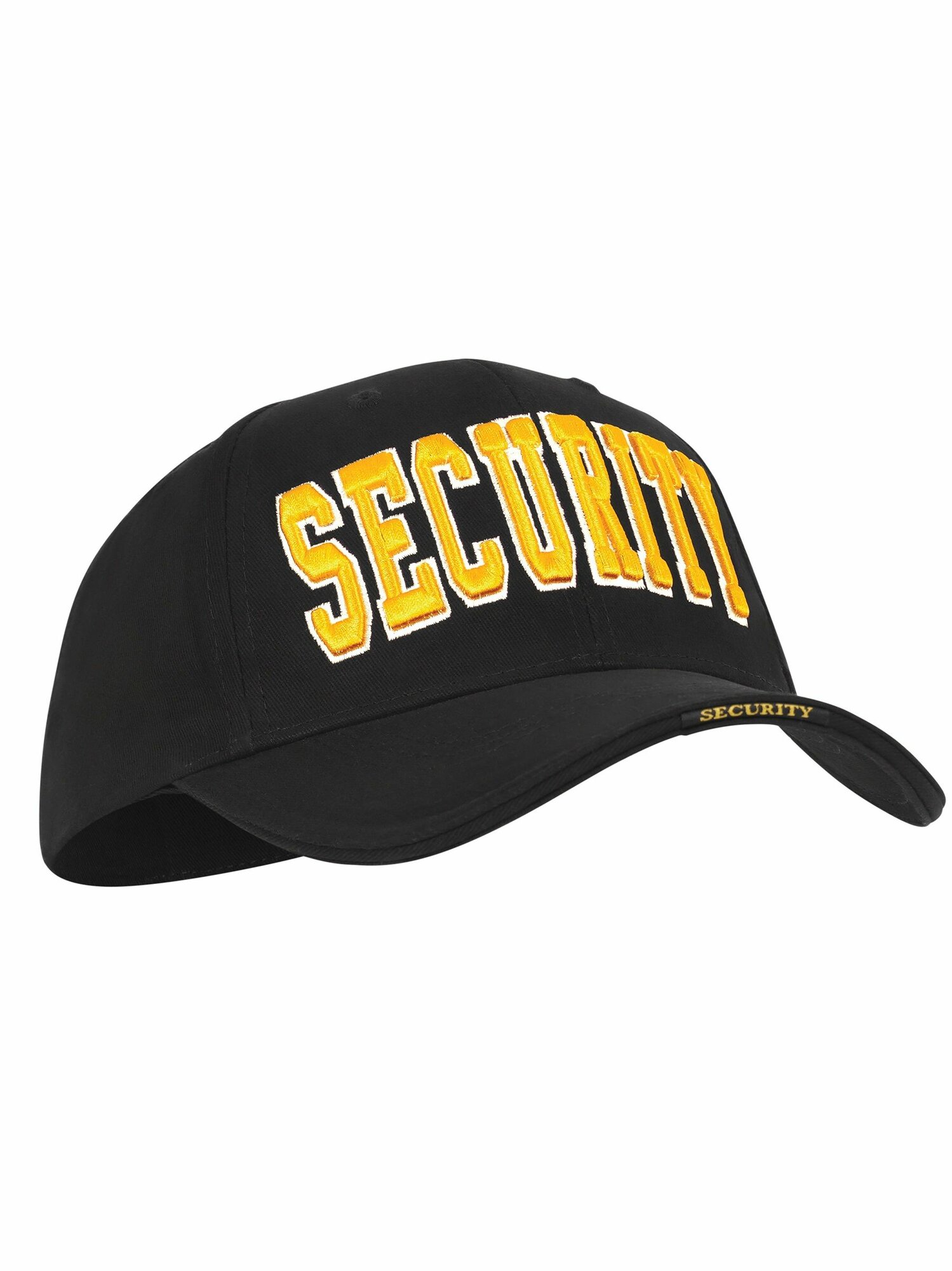 Бейсболка Rothco Security Deluxe Low Profile Cap, цвет черный с золотым, размер ONE SIZE. — фото 1
