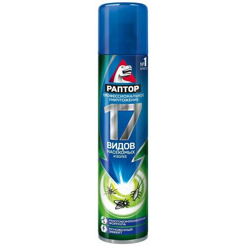 Раптор Аэрозоль универсальный от насекомых190 мл 2 шт 530₽