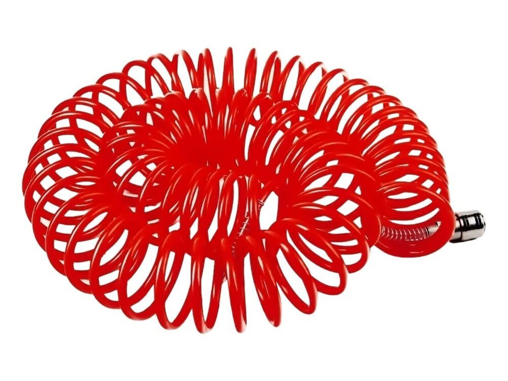 Шланг для компрессора Quattro Elementi 770-957, спиральный, ПВХ, внутренний диаметр 6 мм