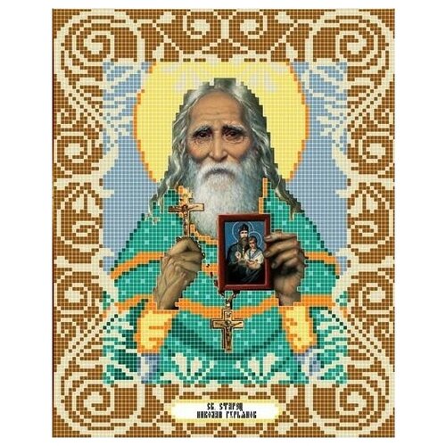 Купить Святой старец Николай Гурьянов Рисунок на ткани 20х25 20х25 Божья коровка 64 Божья коровка 64
