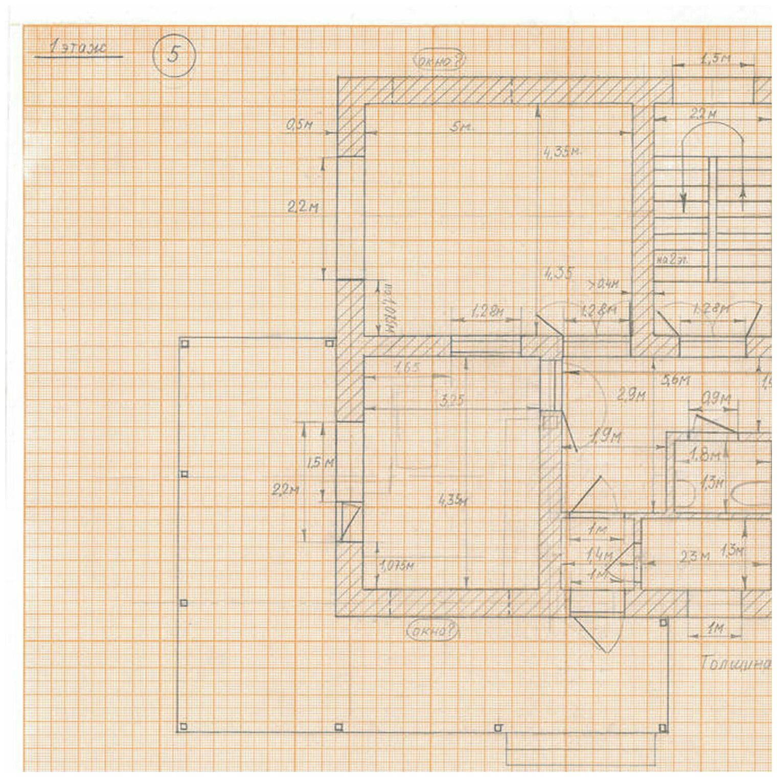 Бумага масштабно-координатная (рулон, 640 мм х 10 м) (122809) - фото №4