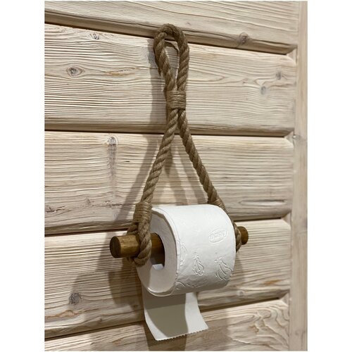 Держатель для туалетной бумаги деревянный