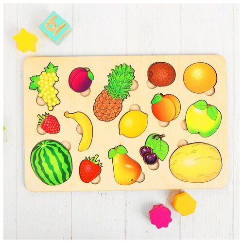 busy board 2 нескучные игры развивающая доска для девочек Нескучные игры Развивающая доска «Большие фрукты»