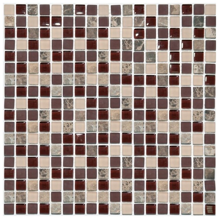 Мозаика (стекло камень) NS mosaic S-841 305x305 см 5 шт