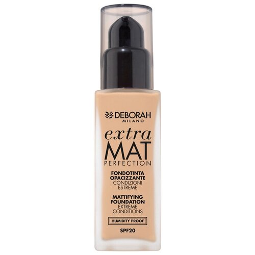 DEBORAH Тональный крем Extra Mat Perfection, SPF 20, 30 мл, оттенок: 3.2 hazelnut