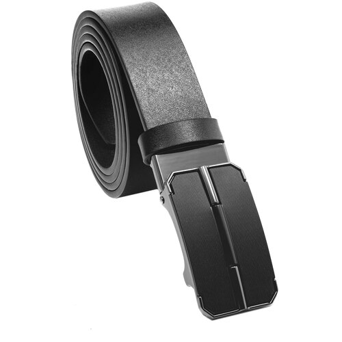 фото Мужской кожаный ремень с пряжкой автомат aksmoney