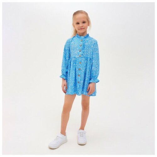 фото Minaku платье для девочки minaku цвет голубой, рост 104