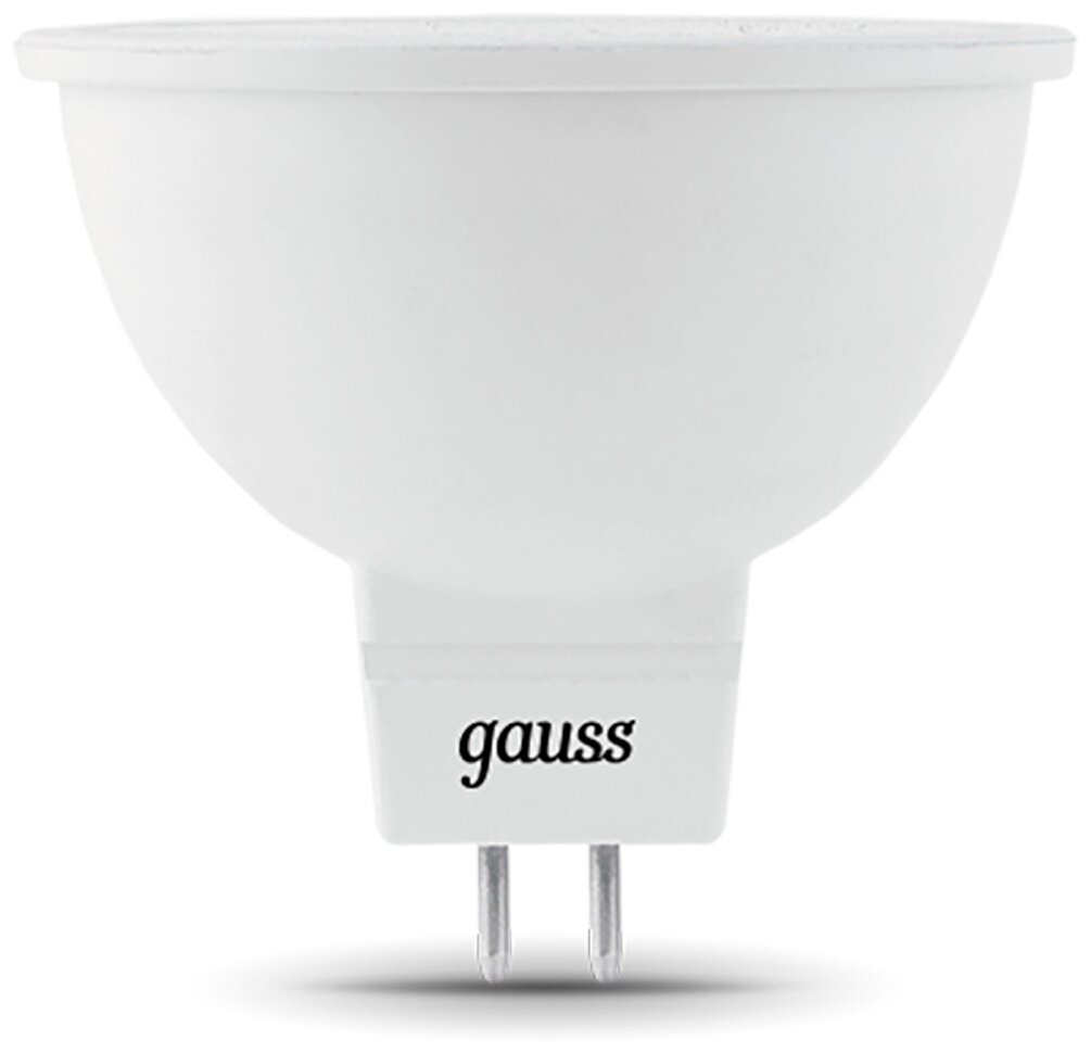 Лампа светодиодная Gauss 101505105-D LED MR16 GU5.3-dim 5W 3000K диммируемая