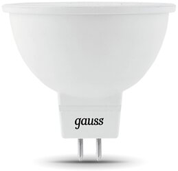 Лампа светодиодная gauss Black 101505105-D, GU5.3, MR16, 5Вт, 3000 К