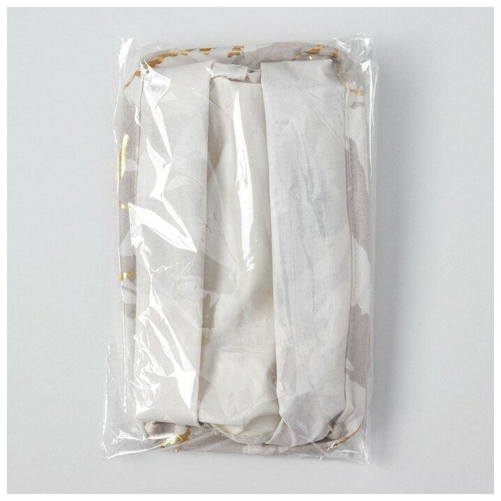 Корзина для мелочей Доляна «Мрамор», 23×16×12 см, цвет серый - фотография № 5