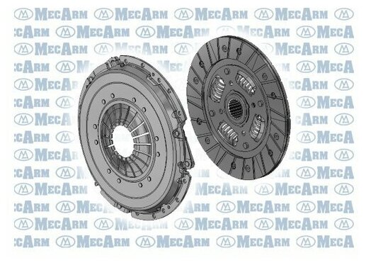 Комплект сцепления без выжимного подшипника - Mecarm арт. MK9283D