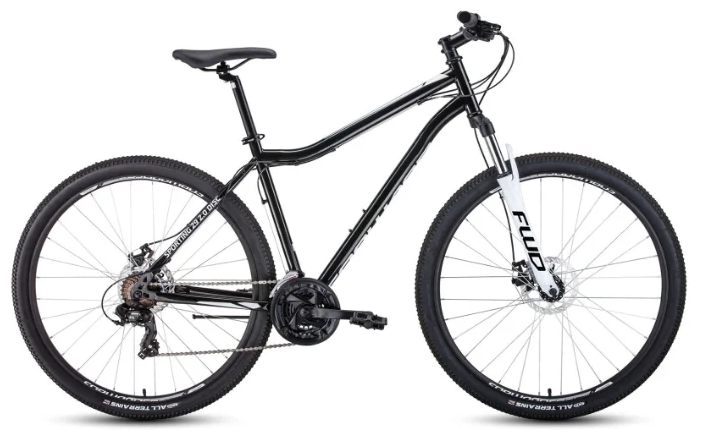 Горный (MTB) велосипед FORWARD SPORTING 29 2.0 disc 21" Черный/белый (RBKW0MN9Q014)