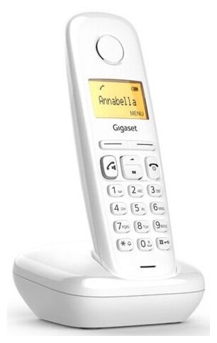 РТелефон Dect Gigaset A270 SYS RUS белый АОН - фотография № 3