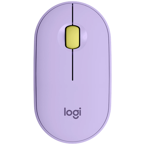 Беспроводная компактная мышь Logitech Pebble M350, фиолетовый мышь беспроводная logitech pebble m350 off white