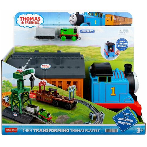 Купить Игровой набор Thomas & Friends Томас Трансформер GXH08, Fisher-Price, металл/пластик, unisex