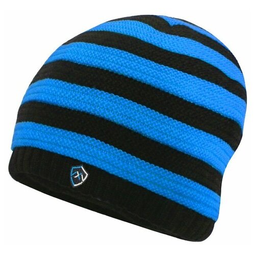 Детская водонепроницаемая шапка DexShell Children Beanie Stripe, DH552BU синяя, DH552BU