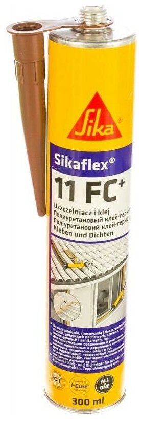 Герметик полиуретановый SikaFlex 11FC+, светло-коричневый, 300 мл Sika 7049661 .