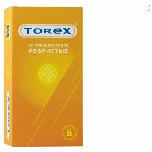 Презервативы TOREX ребристые, 12 шт. презервативы torex ребристые 12 шт