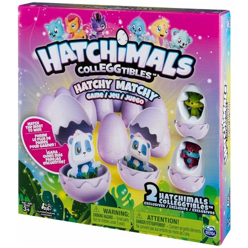 Hatchimals Настольная игра Memory + 2 коллекционные фигурки фигурки hatchimals пикси наездница и единорог 6060815 2 шт