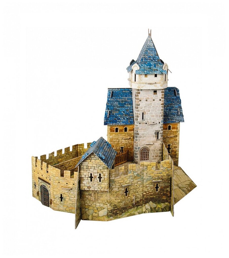 Умная бумага Модели-пазлы Средневековый город 11 294 Охотничий замок Не в масштабе