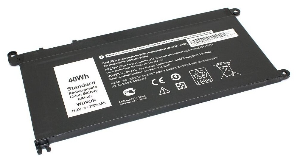 Аккумуляторная батарея для ноутбука Dell 15-5000 (WDXOR) 11.4V 40Wh 3500mAh OEM