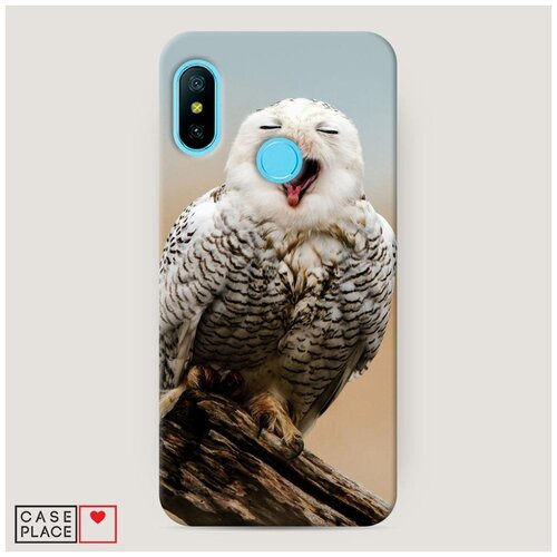 фото Чехол пластиковый xiaomi redmi 6 pro счастливая сова case place