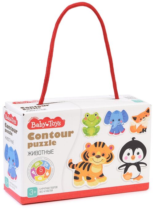 Baby Toys Животные (4117), 16 дет., мультиколор