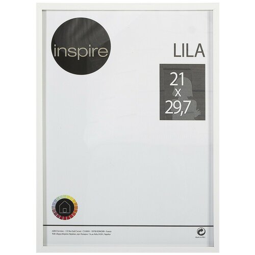 Рамка Inspire Lila, 21х29,7 см, цвет белый