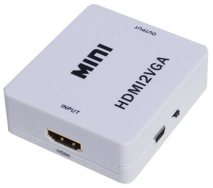 Переходник HDMI VGA адаптер конвертер HDMI на VGA + аудио 1080P HDMI 2 VGA для монитора телевизора ноутбука компьютера PS3 Xbox PC