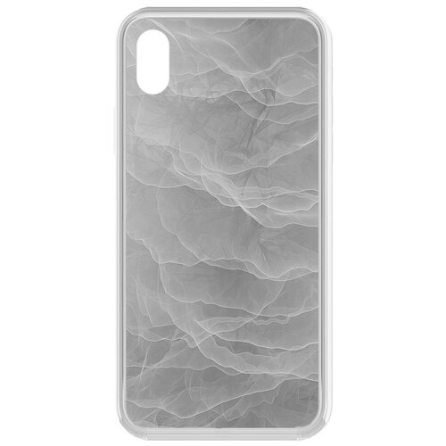 Чехол-накладка Krutoff Clear Case Абстракт туман для iPhone XR чехол накладка krutoff clear case абстракт туман для iphone 11 pro