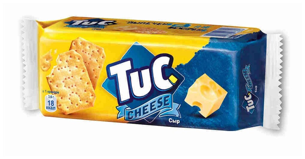 Крекеры Тук Tuc, с сыром, 100г по 24 шт - фотография № 2