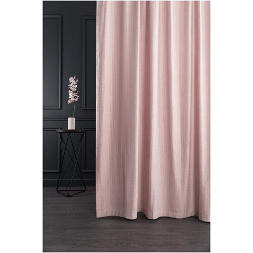 Портьерная штора PEORA Бархат (велюр) MJ164- С5 Пыльная Роза 200*260 см
