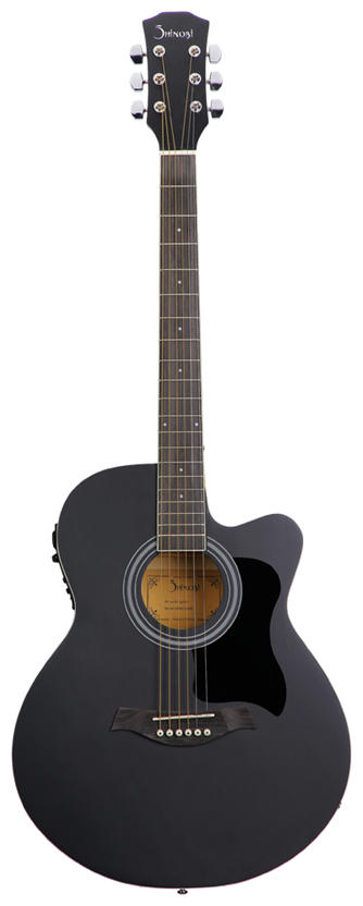 Электроакустическая гитара SHINOBI HB402AME/BK
