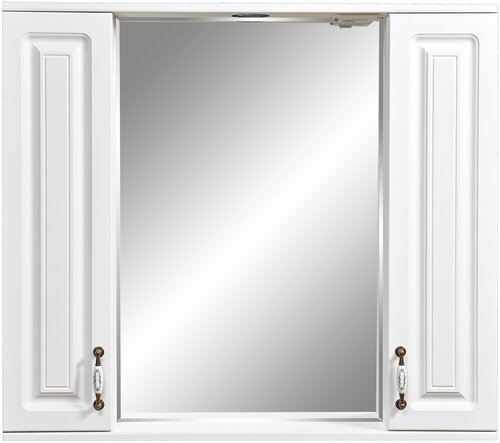 Зеркальный шкаф Stella Polar Кармела 90/С ольха белая SP-00000186