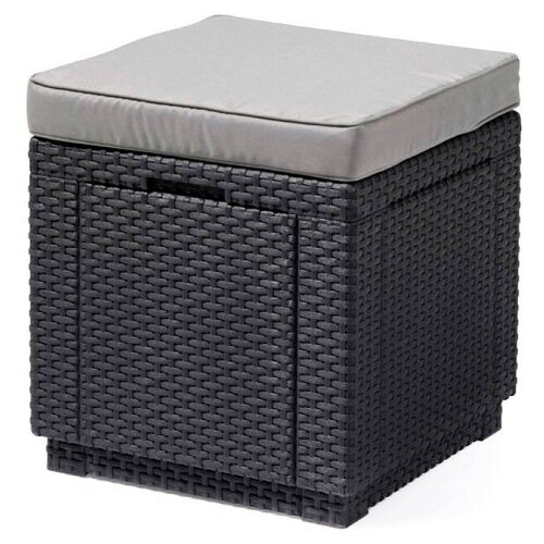 Пуф Alliber Cube With (17192157+) графит - прохладный серый 213785