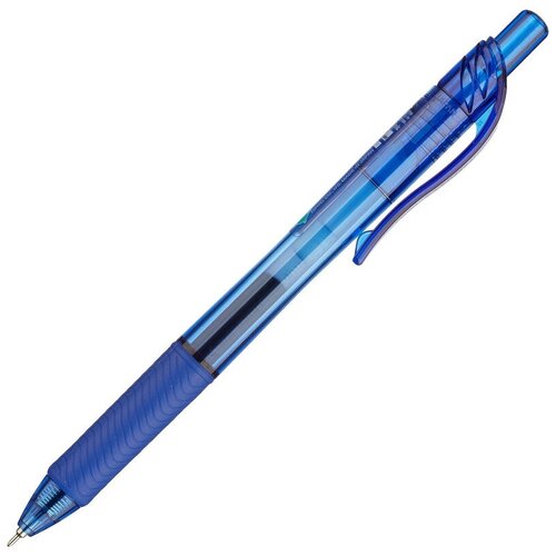 Ручка гелевая автомат. BLN105-CX EnerGel 0.5мм автомат рез. манж син