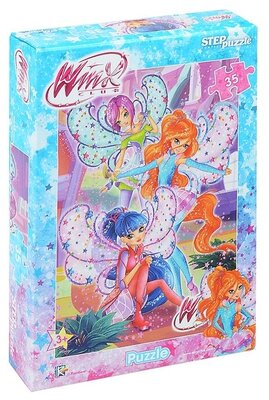 Пазлы Step Puzzle 35 деталей "Winx" (Rainbow) (91176)