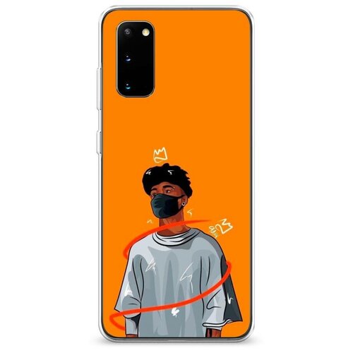 фото Силиконовый чехол "в маске 1" на samsung galaxy s20 / самсунг гэлакси s20 case place