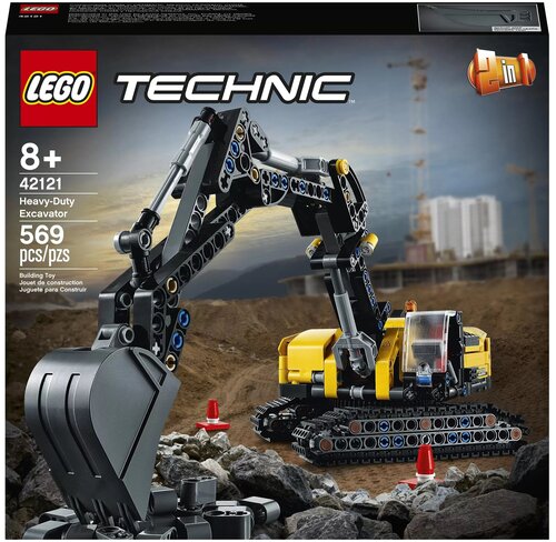 Конструктор LEGO Technic 42121 Тяжелый экскаватор, 569 дет.