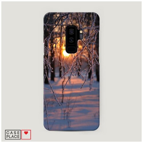 фото Чехол пластиковый samsung galaxy s9 plus зима 7 case place