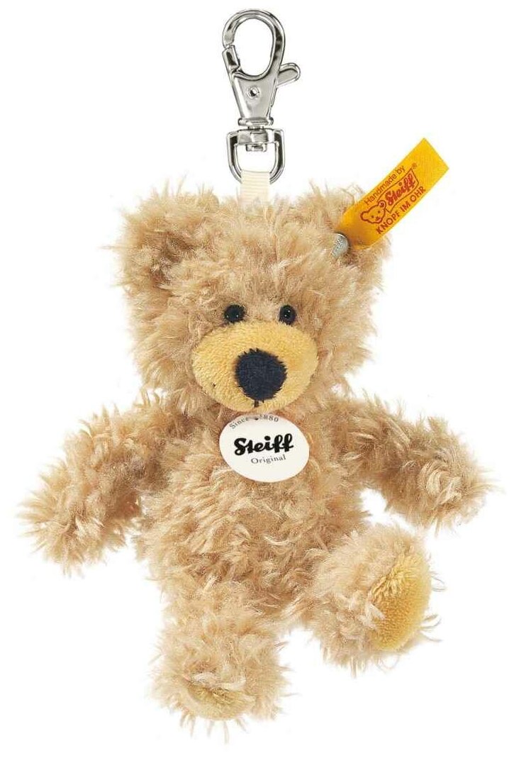 Мягкая игрушка Steiff Keyring Charly Teddy Bear beige (Штайф брелок Мишка Тедди Чарли бежевый 12 см)