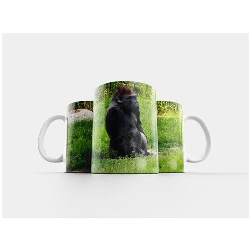 фото Кружка "горилла, обезьяна, лицо" 320 мл lotsprints