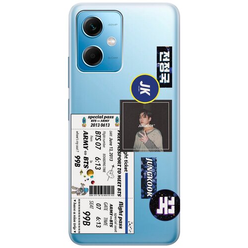 Силиконовый чехол с принтом BTS Stickers для Xiaomi Redmi Note 12 / Сяоми Редми Ноут 12 силиконовый чехол с принтом bts stickers для xiaomi redmi 12 сяоми редми 12