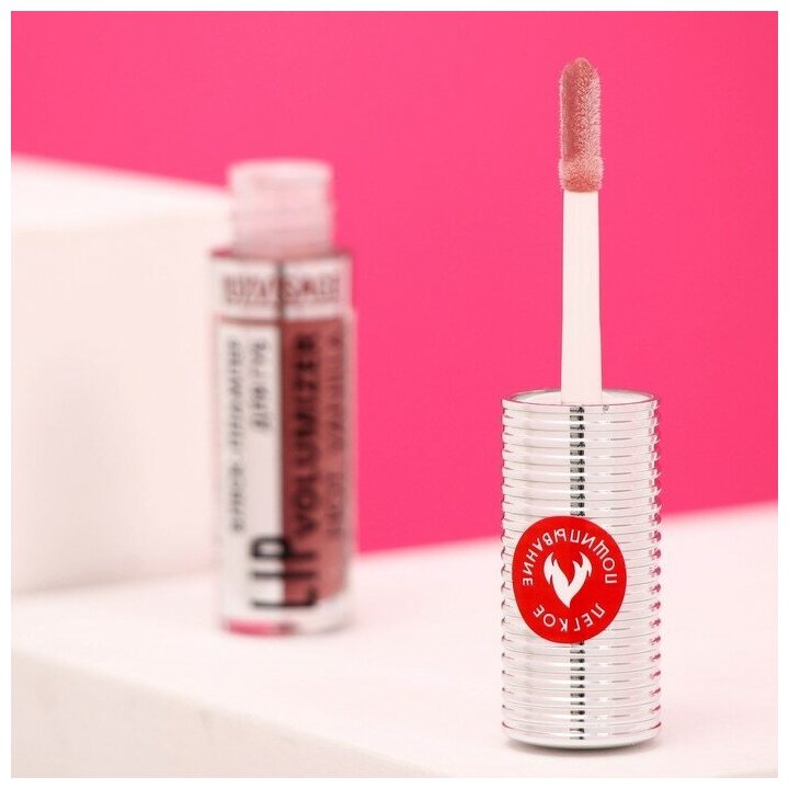 LUXVISAGE Блеск для губ Lip Volumizer Hot Vanilla, 305 rosewood - фотография № 5