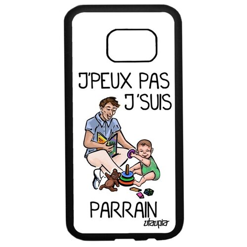 фото Красивый чехол на смартфон // samsung galaxy s7 // "не могу - стал крестным!" отец повод, utaupia, белый