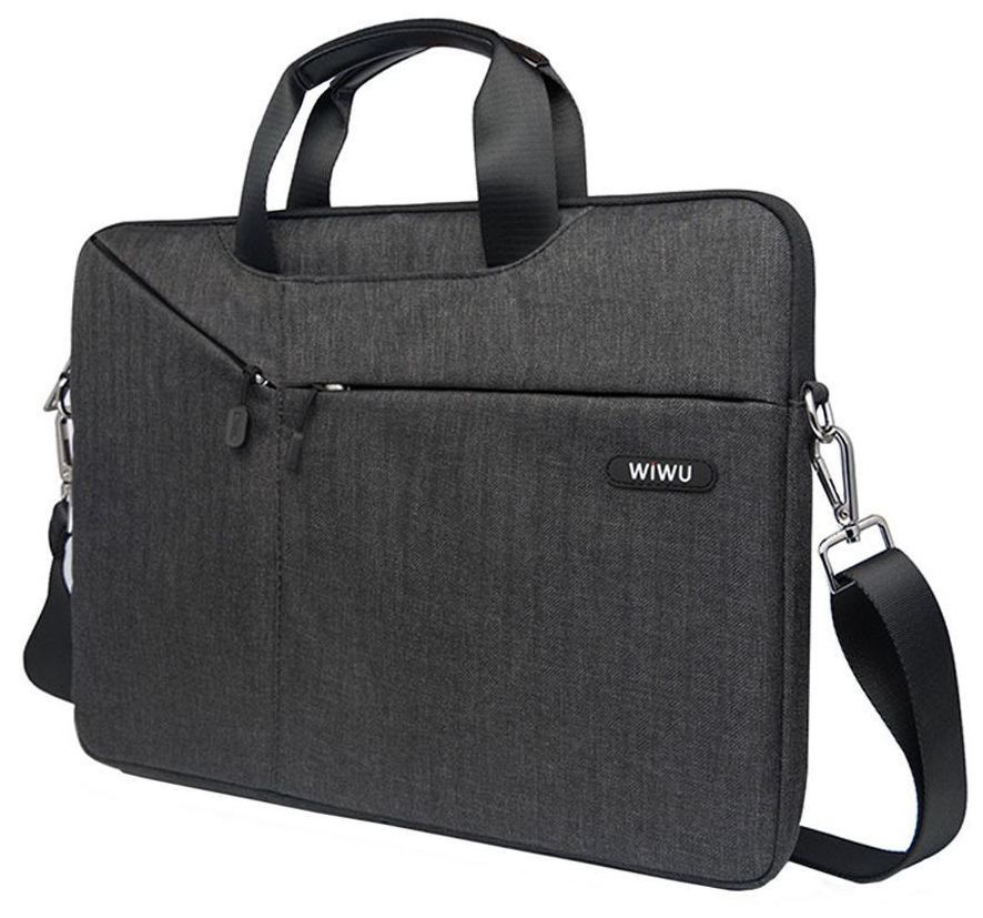 Сумка WiWu City Commuter Bag для ноутбуков 15.6" чёрная (GM4229MB15.6)