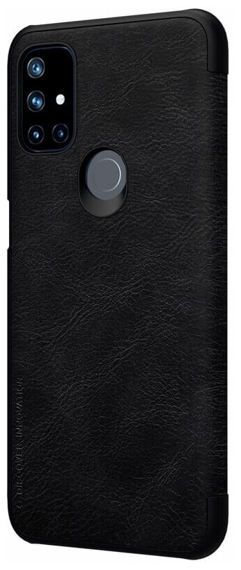 Кожаный чехол-книжка Nillkin Leather Qin для OnePlus N10 5G черный