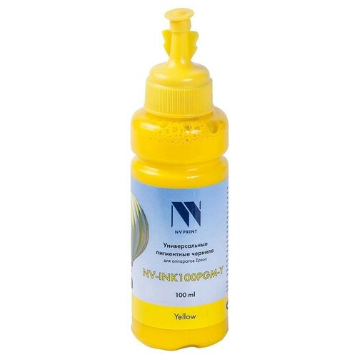 Чернила NV-INK100PGM Yellow универсальные пигментные для аппаратов Epson (100ml) (Китай)